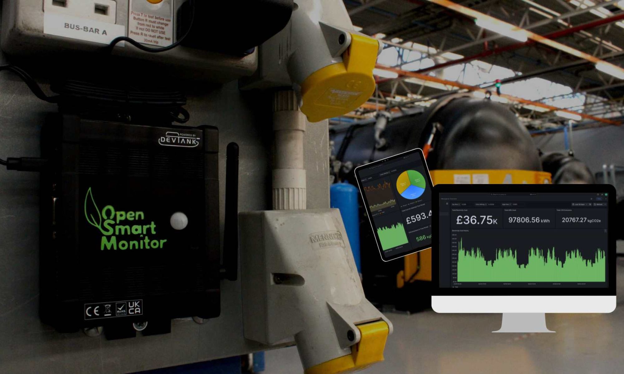 plug and play factory monitoring system